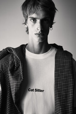 Camiseta con estampado Loose Fit - H&m фото 3