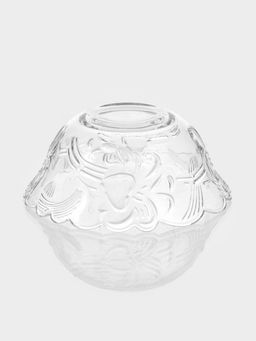 Салатники «Флора», 260 мл, 1500 мл, d=12.2/22 см, набор 7 шт., стекло, прозрачные