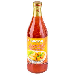 Сладкий соус чили для спринг-роллов Aroy-D, Таиланд 910 г Акция