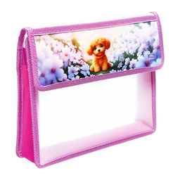 Папка для тетрадей, А5, пластиковая, 23×19×5 см «Пушистик»