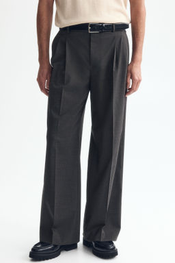 Pantal?n sastre en mezcla de lana Loose Fit - H&m фото 4