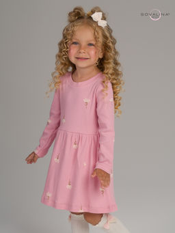 Платье Элла астра на пудре