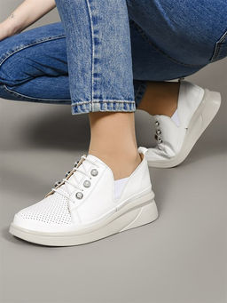 Лоферы женские комфорт 308 Beyaz