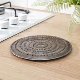 Рассекатель огня со съёмной ручкой, d=19 см