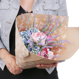 Бумага упаковочная крафт в рулоне Легкость, 0.7?8 м