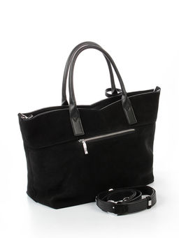 LACCOMA сумка C1059-F-черный натуральная замша, натуральная кожа полиэстер  фото 3