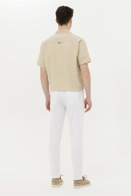 Мужские белые брюки из плотной ткани - U.s. polo assn фото 4