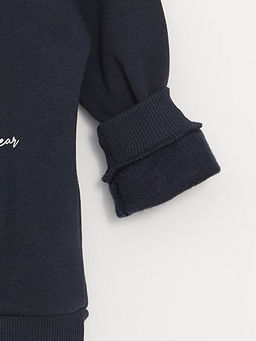 Bisiklet Yaka Uzun Kollu Y?lba?? Temal? Erkek Bebek Sweatshirt - Waikiki фото 3