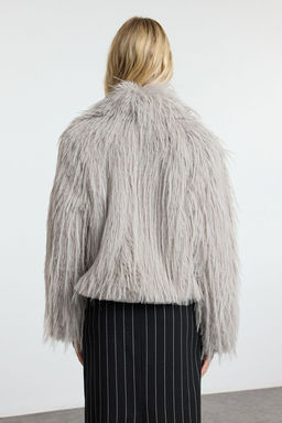 Bej Regular Kal?p Kurk Mont TWOAW25MO00313 - Trendyolmilla фото 14