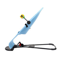 Шезлонг детский, кресло - качалка с игрушками для новорождённых Крошка Я, цвет голубой  фото 2