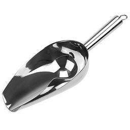 Совок из нержавеющей стали для сыпучих продуктов 23х8,5х4,5см Люкс (Китай) - Домашняя мода фото 2