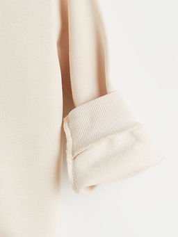 Bisiklet Yaka K?z ?ocuk Kal?n Sweatshirt 2li