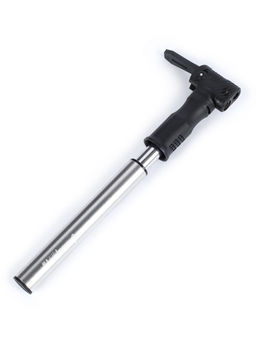 Велонасос COMIRON DIRK 1, алюминиевый цилиндр, пластиковая ручка, телескопическая головка на шланге, Presta-Schrader-Dunlop, 8,3 бар. /уп 100 - Галеонтрейд фото 13