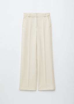 Pantalones rectos con pliegues marcados - H&m фото 2