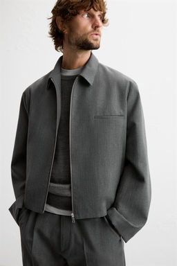 CROPPED FIT JACKET - LIMITED EDITION - Zara фото 7