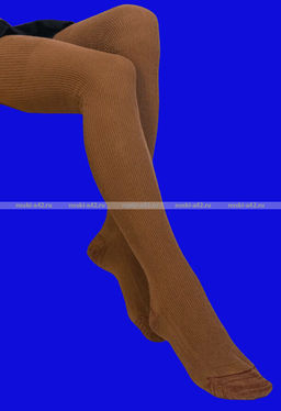 Цена за 5 шт. Ажур колготки для бабушек в рубчик