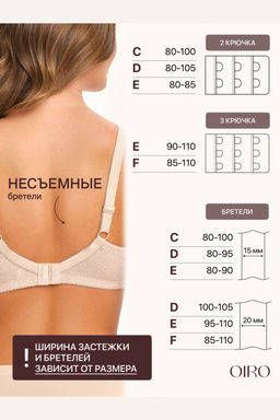 Бюстгальтер кружевной OIRO Agata 2821