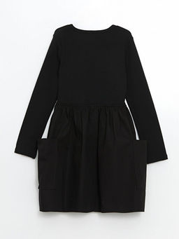 Bisiklet Yaka K?z ?ocuk Elbise