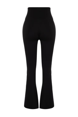 TRENDYOLMILLA Siyah F?rcal? Soft Kumas Ispanyol Paca Yoga Orme Spor Tayt THMSS24TY00019  фото 8