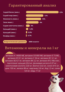 Скидка 50%!!! Гранплюс сухой корм для взрослых собак мелких пород лосось и цыпленок 10,1 кг - Granplus фото 4