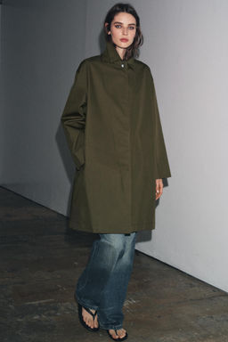 WATER-REPELLENT TRENCH COAT ZW COLLECTION - Zara фото 8