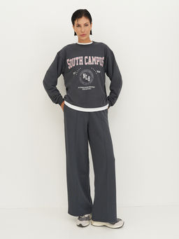 Свитшот свободного силуэта SOUTH CAMPUS - NEVERLATE фото 5