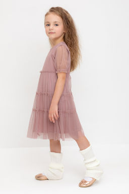 К 5909/серая пудра платье для дев - Crockid фото 3