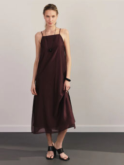 Платье длины макси из тенселя ZR2606022906-27 / Zarina