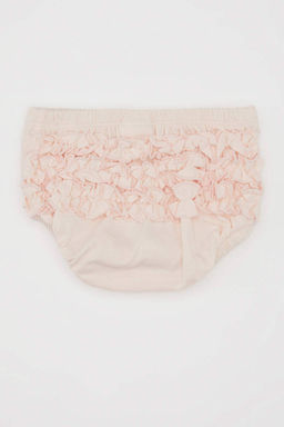 Шорты из двух предметов из чесаного хлопка для маленьких девочек - Defacto фото 3