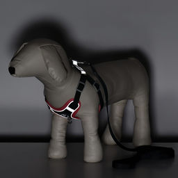 Комплект Sport+, М, поводок 120 x 1,5 см, ОШ 44-48 см, ОГ 51-60 см, вес животного 14-20 кг, зелёный - Пижон фото 10