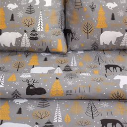 Постельное бельё Этель 2 сп Let it snow (вид 2) 175х215 см, 200х220 см, 70х70 см - 2 штуки  фото 8