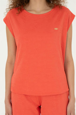 U. S. Polo Assn / Женская футболка с цветком граната - U.s. polo assn фото 6