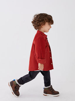 Uzun Kollu Basic Erkek Bebek Kadife G?mlek - Waikiki фото 2