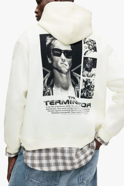 Sudadera estampada con capucha Loose Fit - H&m фото 9