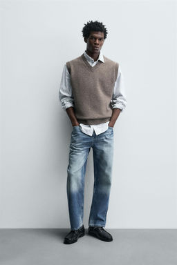 WOOL KNIT VEST