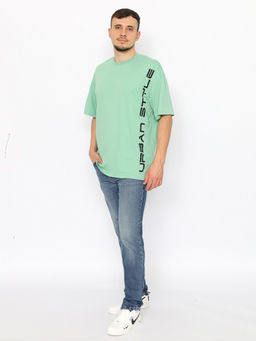 CRB wear/CWSM 60311-38 Футболка мужская,ментоловый/Ex.Cherubino  фото 2