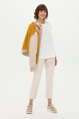 U. S. Polo Assn Женская белая базовая футболка с круглым вырезом - U.s. polo assn фото 2