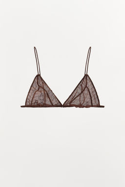 LIMITED EDITION STRUCTURED SILK BRALETTE - Zara фото 4