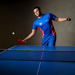 Ракетка для настольного тенниса BOSHIKA Beginner 1*, для любителей, накладка 1.5 мм, прямая ручка  фото 6