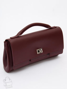 Сумка женская кожаная 5035PE burgundy Polina&Eiterou  фото 5