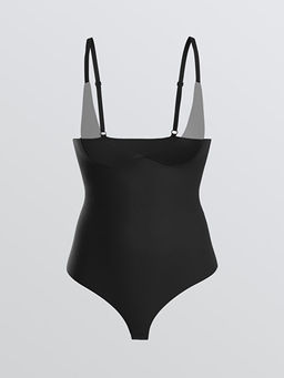 D?z Ask?l? Kad?n Bodysuit Korse