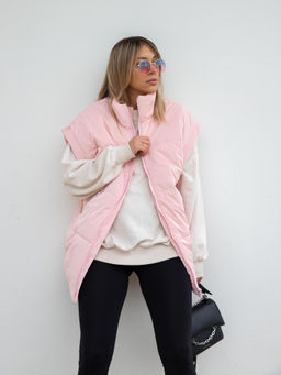 Женская Жилетка ВС003 пудра от Спортсоло