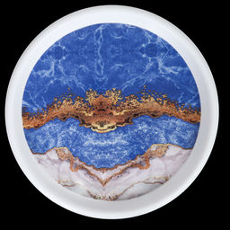 Поднос круглый 38 см / 380 /уп 80/ - Галеонтрейд фото 2