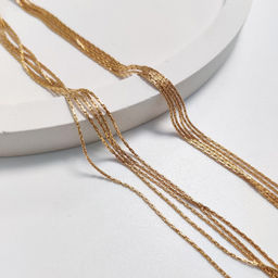 Колье из цепочек