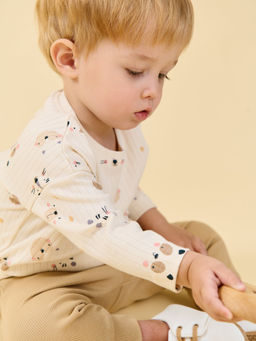 Лонгслив Веселые мордашки 0+