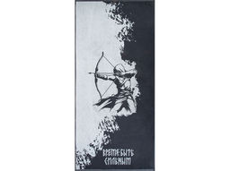 Полотенце махровое 6с102.411ж1 Лучник(антрацит) 67х150см