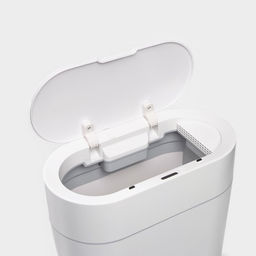 Ведро для мусора сенсорное SAVANNA, 9 л, белое  фото 5