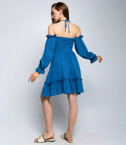 Платье #БШ2338, синий