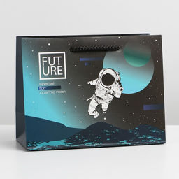 Пакет ламинированный горизонтальный Космос, MS 18 23 10 см