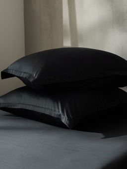 Простыня на резинке 1.5-спальная SL Home Tencel, 140200+30 см, чёрная, тенсель - Sima-land home фото 6